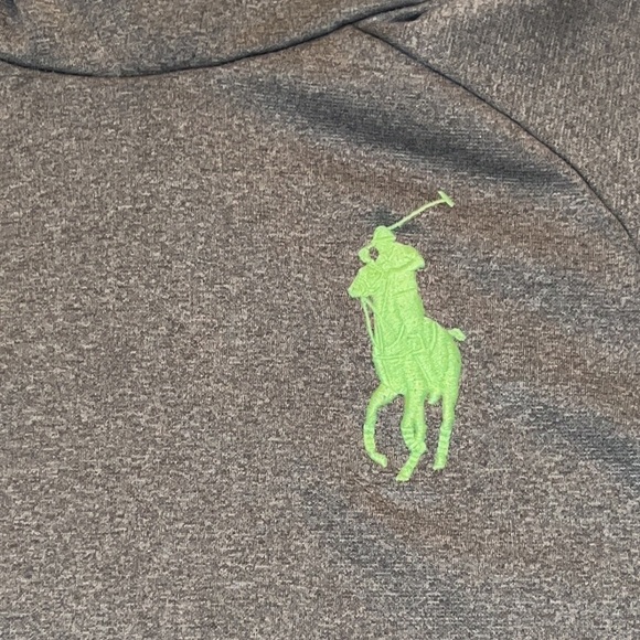 Polo Ralph Lauren Kids Athleisure Hoodie Jacket Heather Gray Size Small - Picture 2 of 7